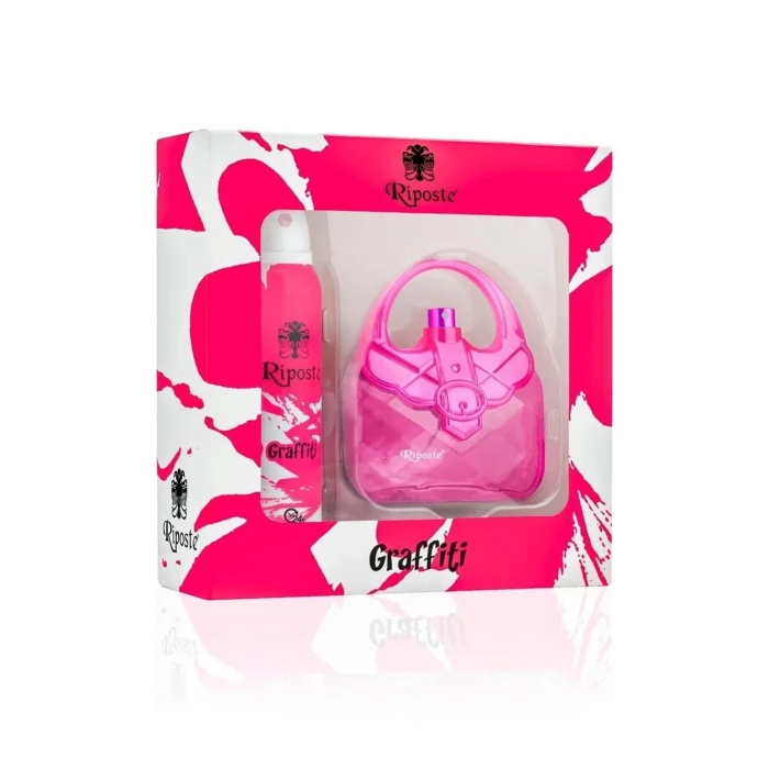 İEG Riposte Kadın Parfüm & Deodorant Seti Graffiti For Women 110 Ml