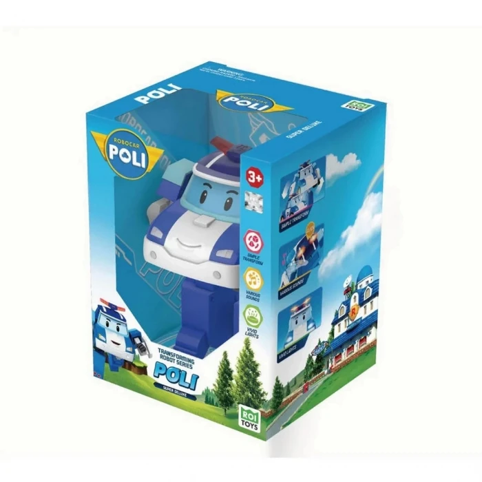 ieg™ Robocar Poli Büyük Transforming Sesli Robot
