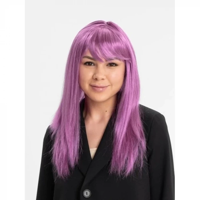 ieg™ Rose Pembe Düz Kesim Peruk