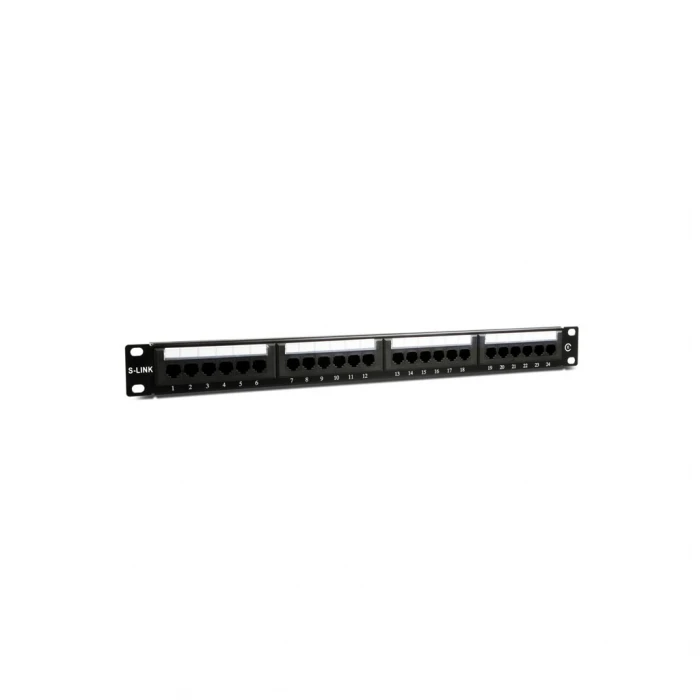 ieg™ S-lınk Sl-f624 Cat6 Patch Panel 24-port Utp 1u(1923)