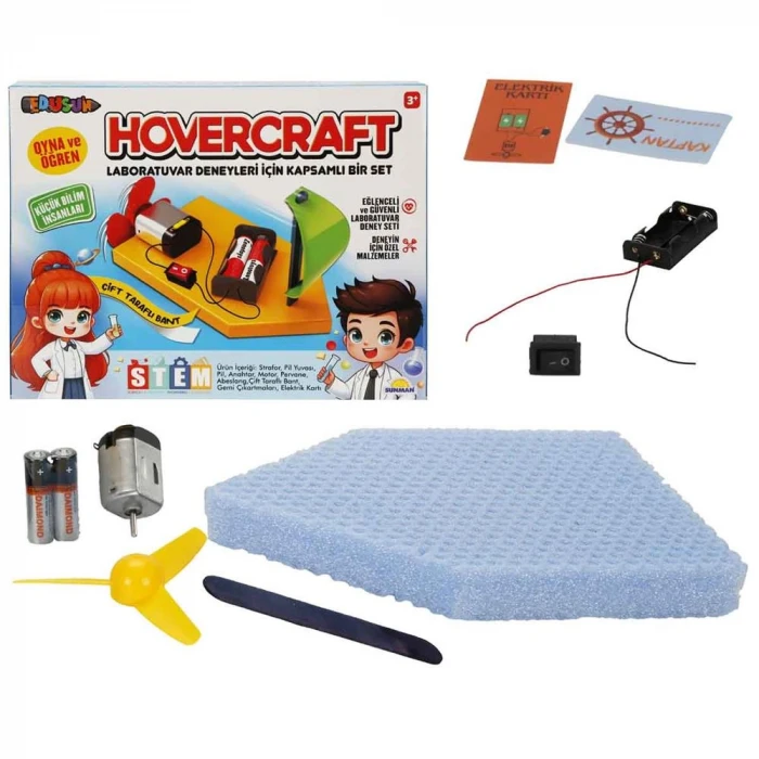ieg™ S01005062 SUN-YEK-EDS BİLİM SET HOVERCRAFT DENEY