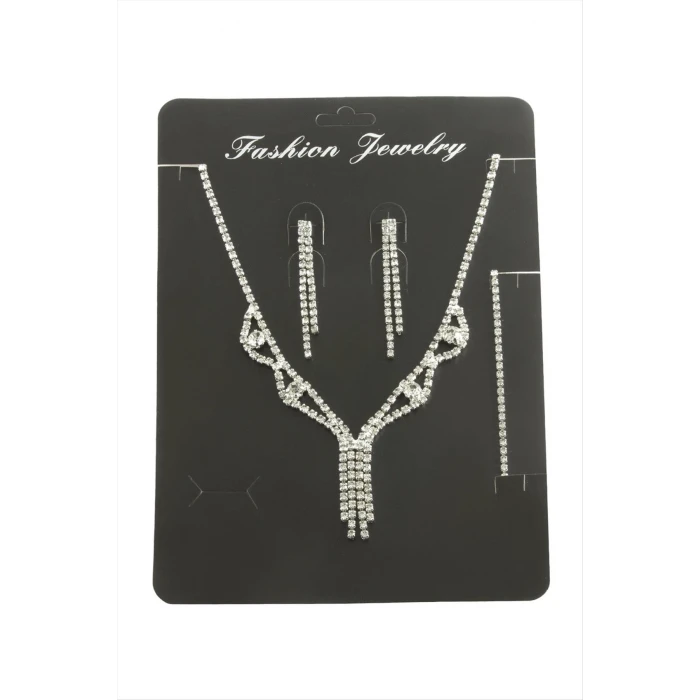 ieg™ Sallantılı Taşlı Set Kolye