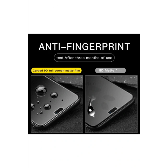 İEG® Samsung A52 Uyumlu 9d Tam Kaplayan Parmak Izi Bırakmayan Ekran Koruyucu Film