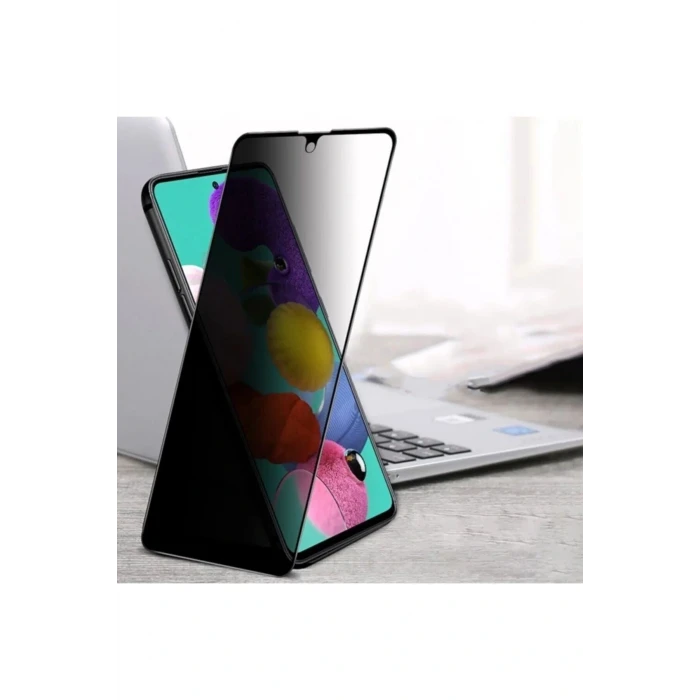 İEG® Samsung A52 Uyumlu Hayalet Ekran Gizli Tam Kaplayan Kırılmaz Cam Seramik Ekran Koruyucu Film