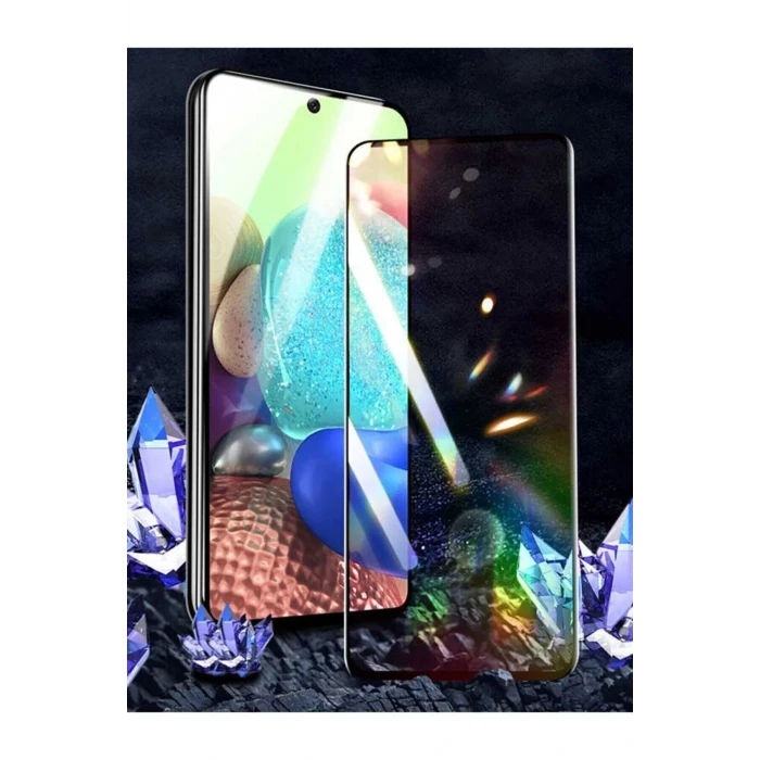 İEG® Samsung A72 Uyumlu 9d Tam Kaplayan Parmak Izi Bırakmayan Ekran Koruyucu Film