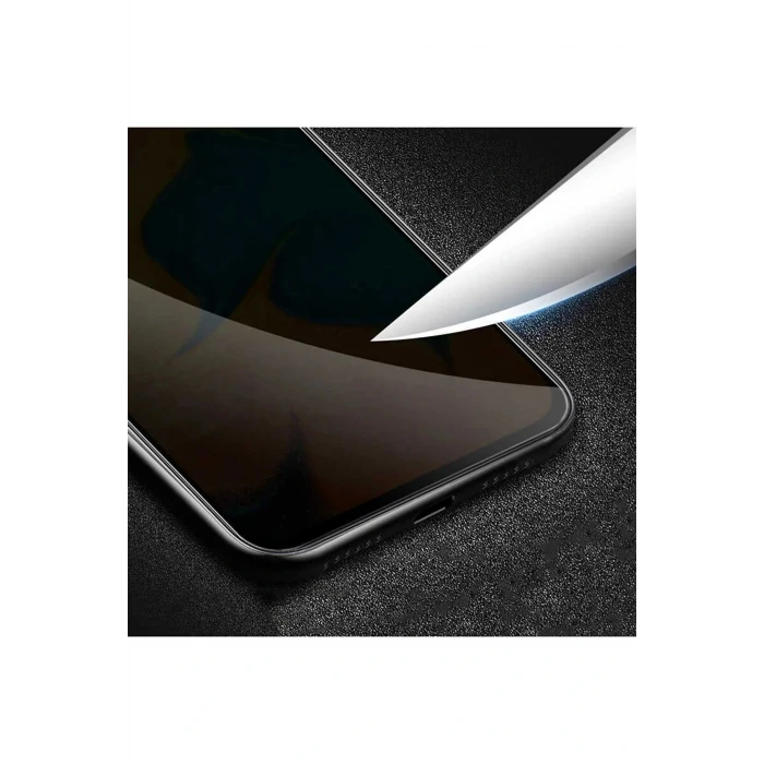 İEG® Samsung A72 Uyumlu Hayalet Ekran Gizli Tam Kaplayan Kırılmaz Cam Seramik Ekran Koruyucu Film
