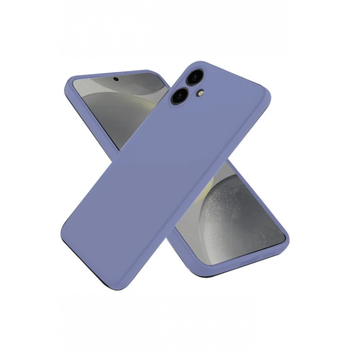 ieg™  Samsung Galaxy A06 Kılıf First Silikon - Lila