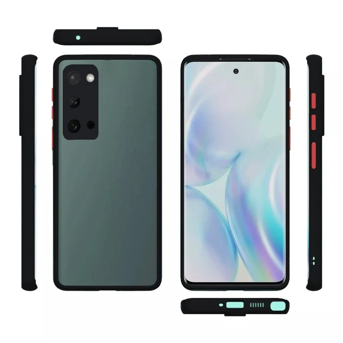 ieg™ Samsung Galaxy Note 20 Pro Kamera Lens Korumalı Kılıf Premium Silikon Kılıf