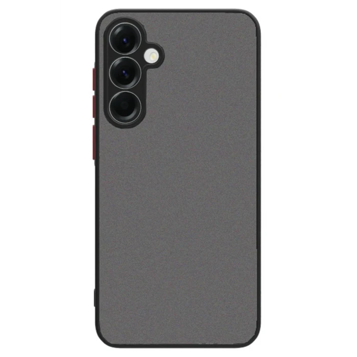 ieg™  Samsung Galaxy S25 Plus Kılıf Montreal Silikon Kapak - Siyah