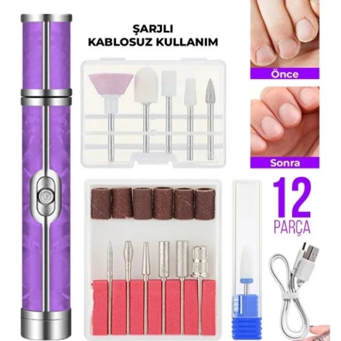 ieg™ Şarjlı Manikür Pedikür Tırnak Bakım Seti