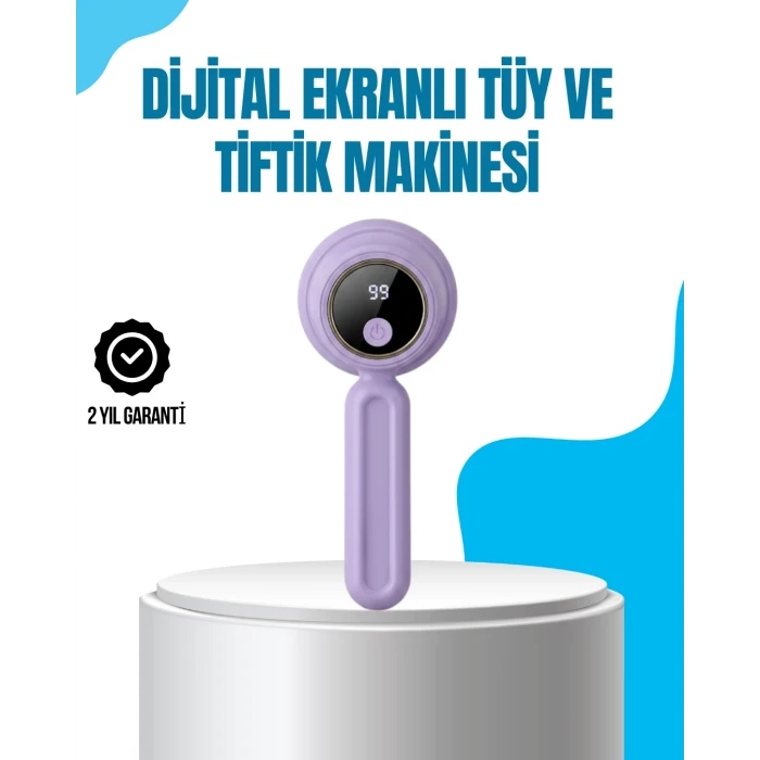 ieg™ Şarjlı Tiftik Temizleme Makinesi Kablosuz Pratik Kullanım