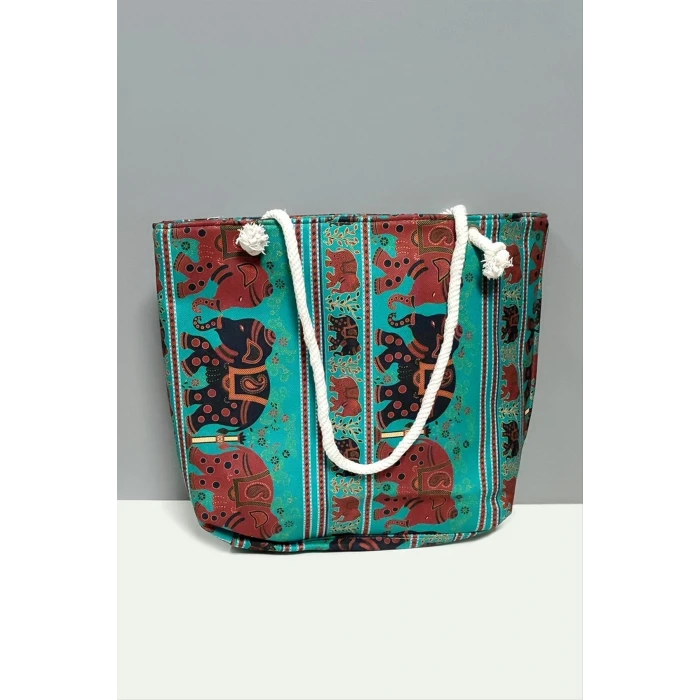 ieg™ Satürn Desenli Plaj Çantası