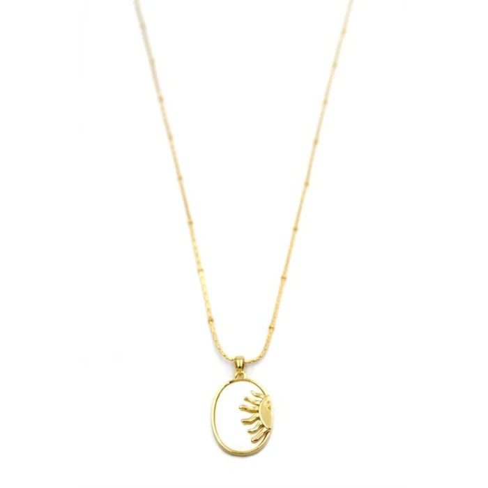 ieg™ Sedef Güneş Kolye - Altın
