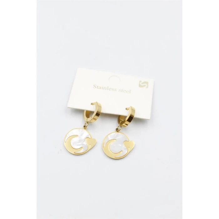 ieg™ Sedef Hilal Küpe - Altın