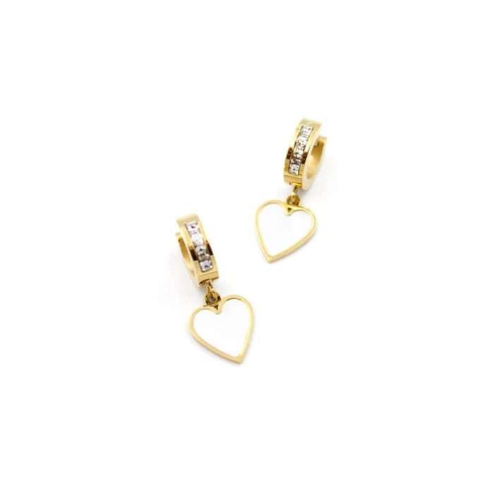 ieg™ Sedef Kalp Küpe - Altın