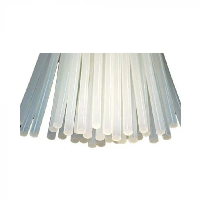 ieg™ Şeffaf Sıcak Silikon Çubuğu Mum Silikon Kalın 1 Kg 30 Cm