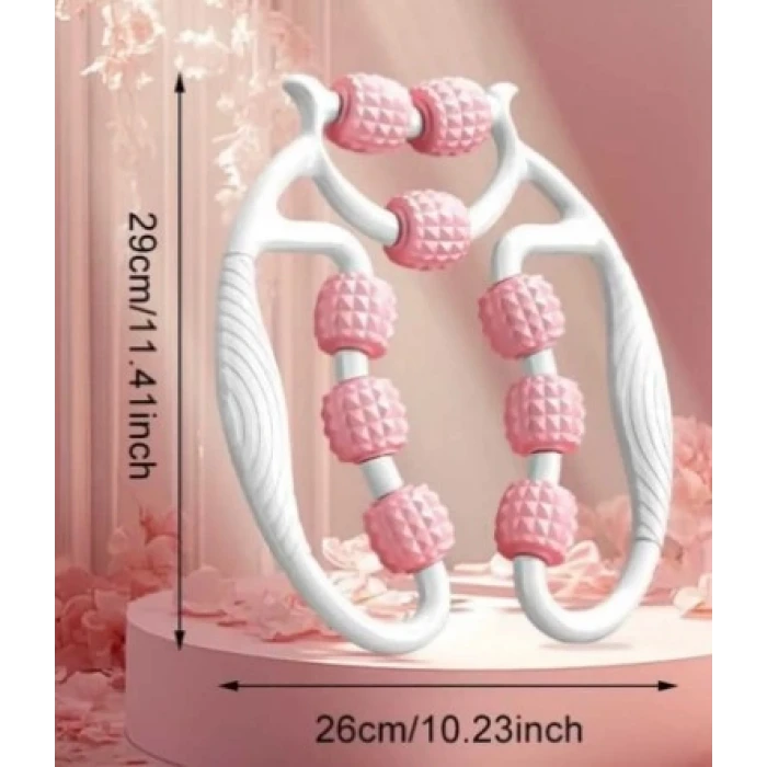 ieg™ Selülit Masaj Aleti 9 Tekerlekli Lenf Drenaj Rulosu