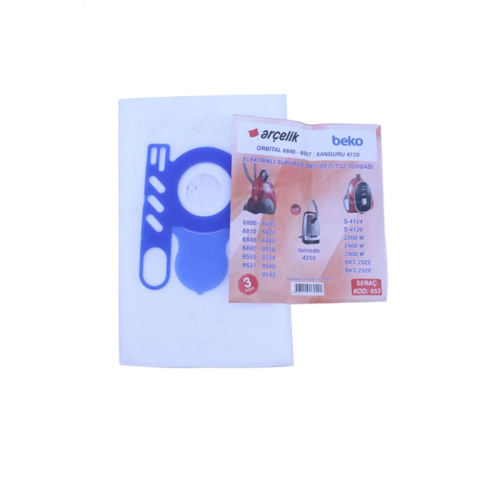 İEG Seraç Elektrikli Süpürge Torbası No : 53 Orbital Kanguru 3 Lü