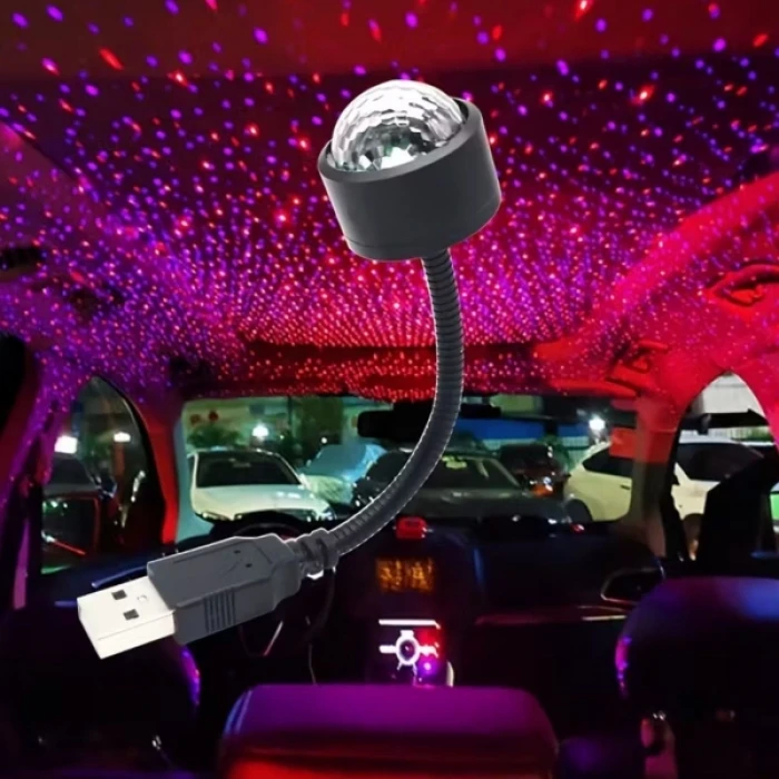 ieg™ Sese Duyarlı USB Araç İçi Ambiyans Işığı