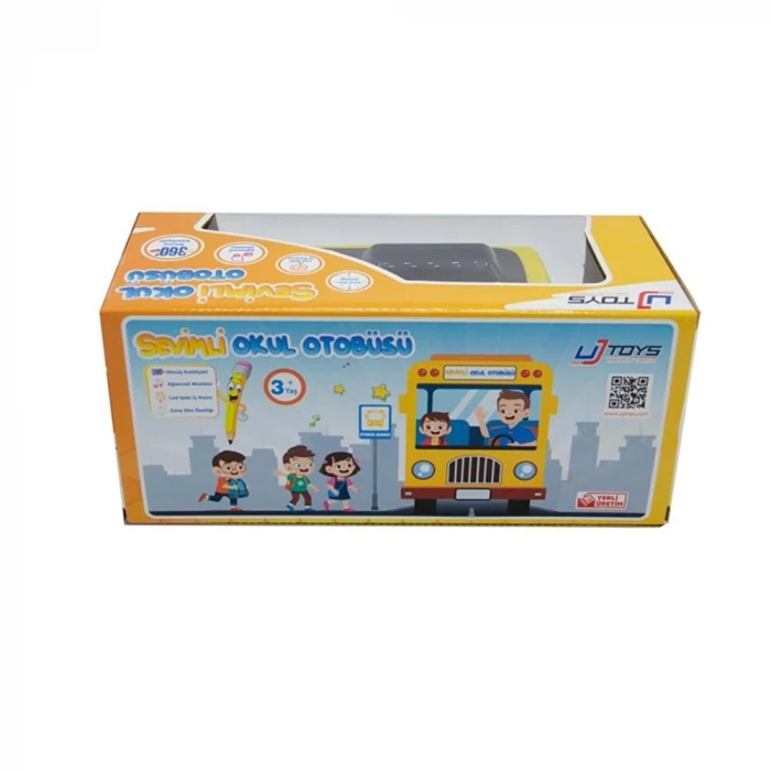 ieg™ Sesli Ve Işıklı Çarp Dön Sevimli Okul Otobüsü