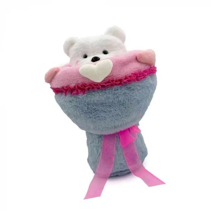 ieg™ Sevgi Buketi Peluş Ayıcıklı Peluş Çiçek Buketi 40 cm