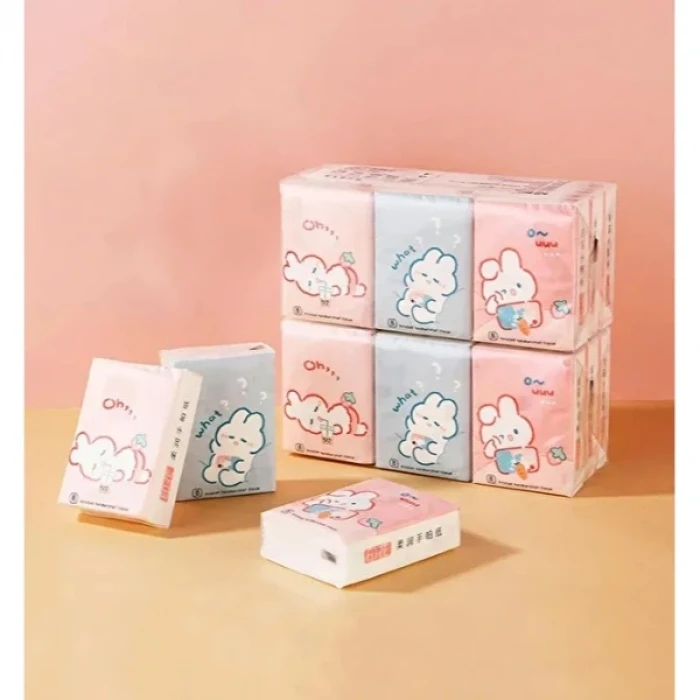 ieg™ Sevimli Figürlü Çocuk Mendili 9lu Paket