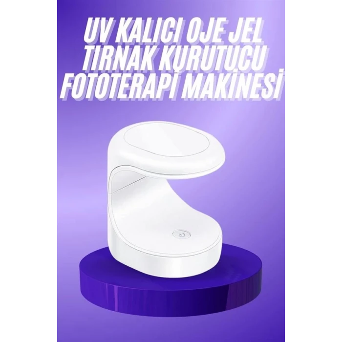 ieg™ Seyehat Tipi Mini Oje Kurutucu Ultraviole Mor Işık Protez Tırnak Kurutucu