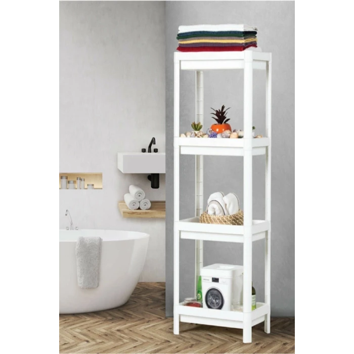 ieg™ Shelf 3 Katlı  Raf Ünitesi -  Mutfak - Banyo  Depolama Rafı