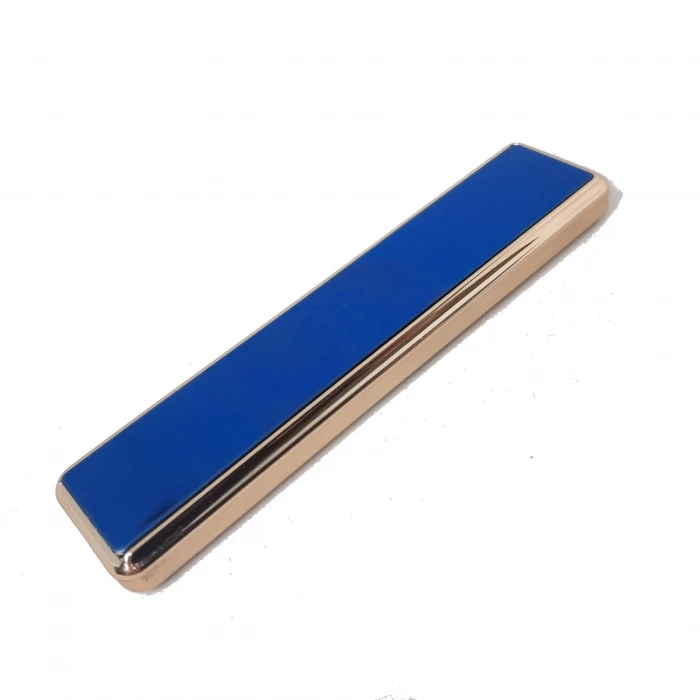 ieg™ Şık Görünümlü Usb Şarjlı Rezistanslı İnce Slim Metal Çakmak (mavi)
