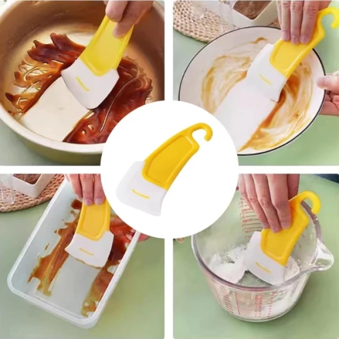 ieg™ Silikon Uçlu Bulaşık Temizleme Kazıyıcı Spatula