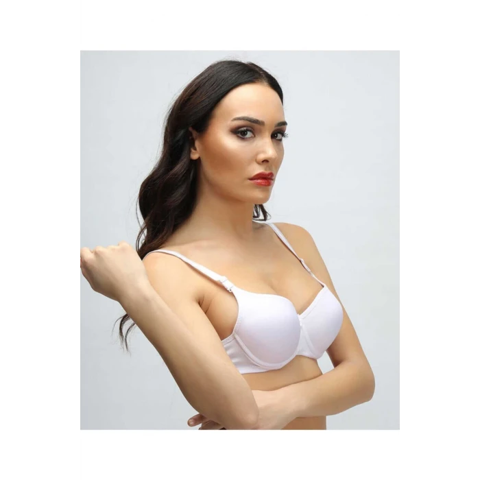 ieg™ Silikonlu Desteksiz Telli Düz Boş Sütyen Siyah