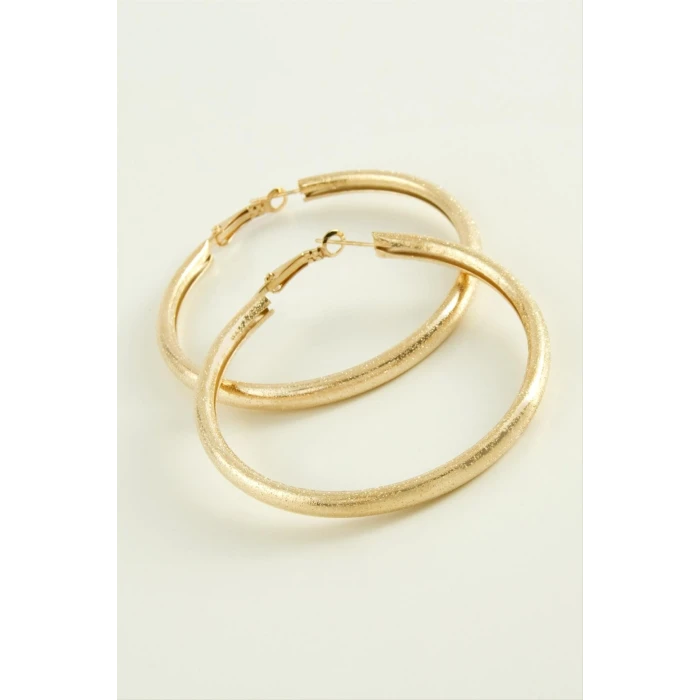 ieg™ Simli Boru Halka Küpe 4,5 cm