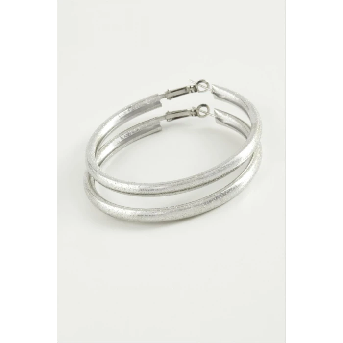 ieg™ Simli Boru Halka Küpe 4,5 cm