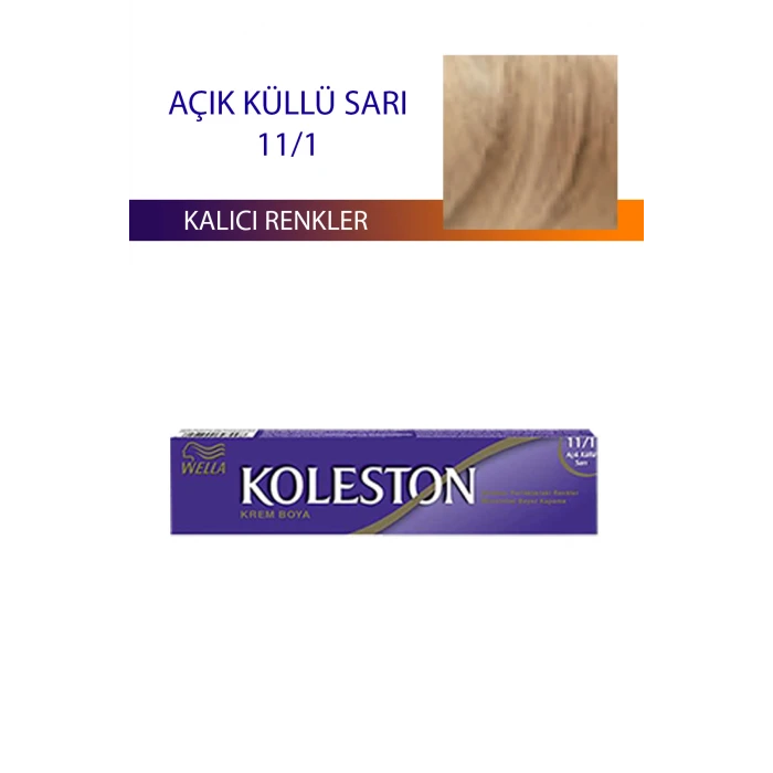 ieg™ Single Tüp Boya Saç Boyası Açık Küllü Sarı 11/1