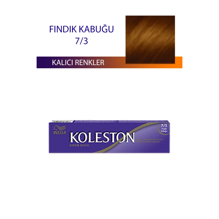 ieg™ Single Tüp Boya Saç Boyası Fındık Kabuğu 7/3