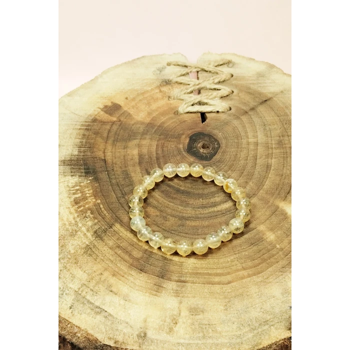 İEG Sitrin Doğal Taş Bileklik Kutulu