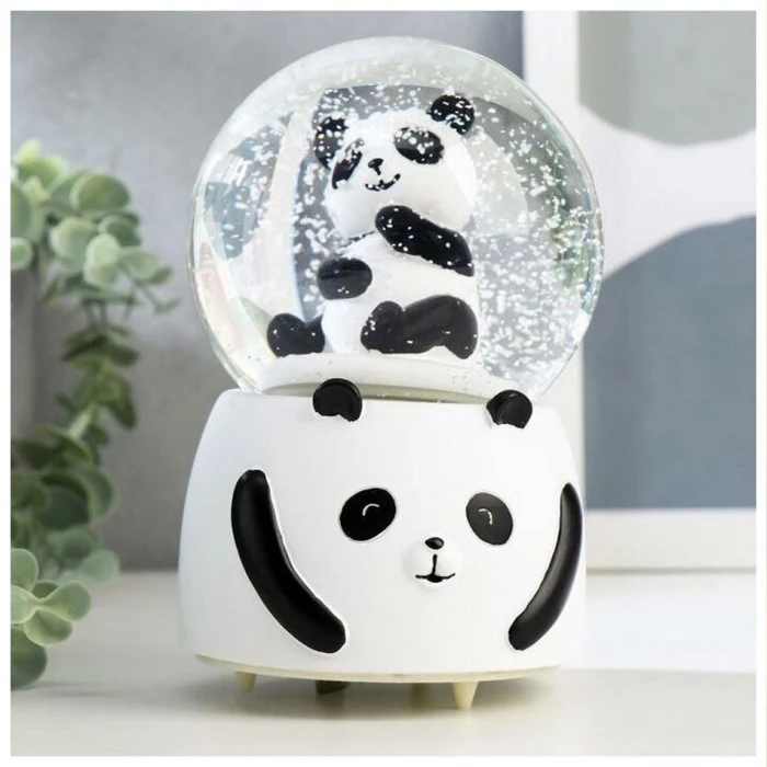 ieg™ Siyah Beyaz Panda Kar Küresi Büyük Boy