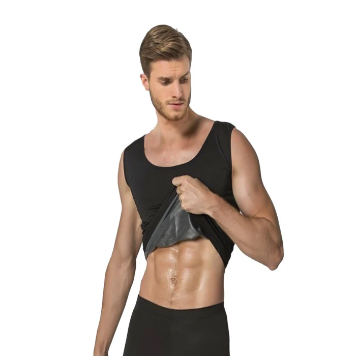 ieg™ Siyah Erkek Termal Sauna Atlet - 744