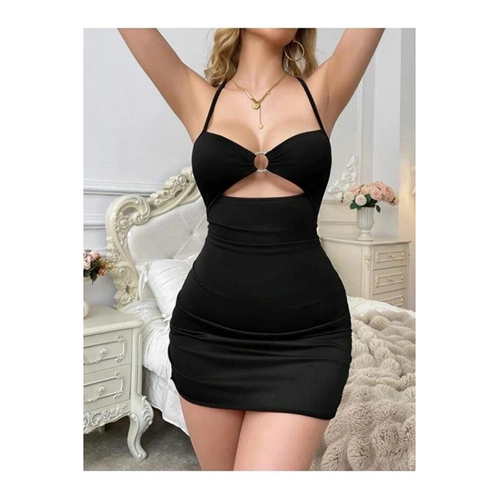 ieg™ Siyah Fantezi Elbise 5074