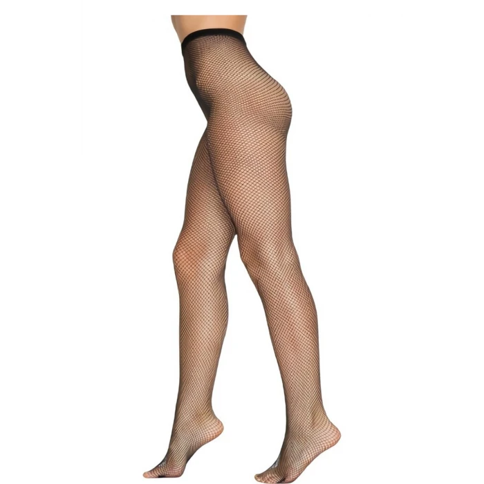 ieg™ Siyah Kadın Fileli Külotlu Çorap