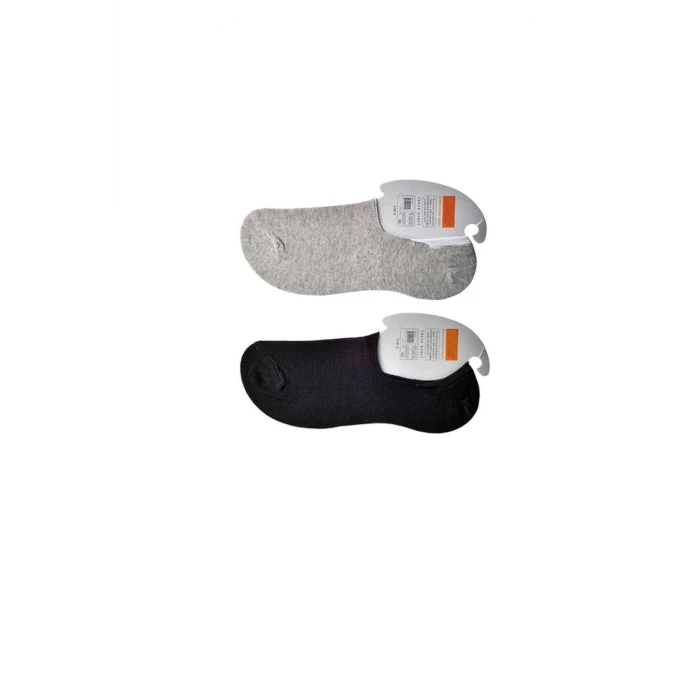 ieg™ Siyah ve Gri Erkek Babet Çorap 6 çift