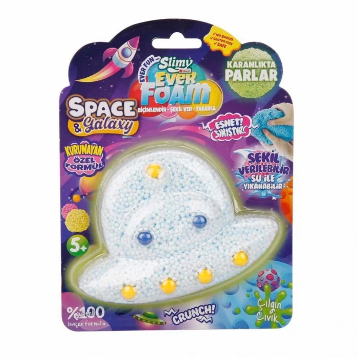 ieg™ Slimy Ever Gece Parlayan Köpük Slime Ufo