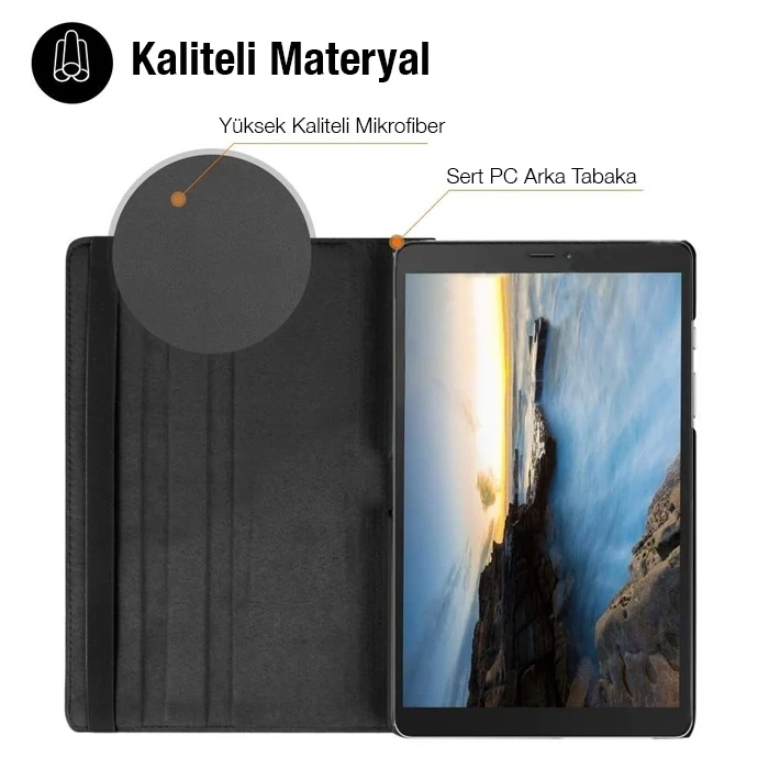 ieg™ Sm Galaxy Tab A 10.0 (p580-p585) 360 Derece Döner Standlı Kılıf
