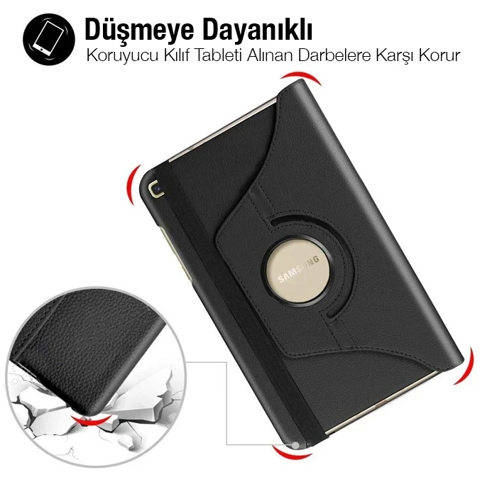 ieg™ Sm Galaxy Tab A 10.0 (p580-p585) 360 Derece Döner Standlı Kılıf
