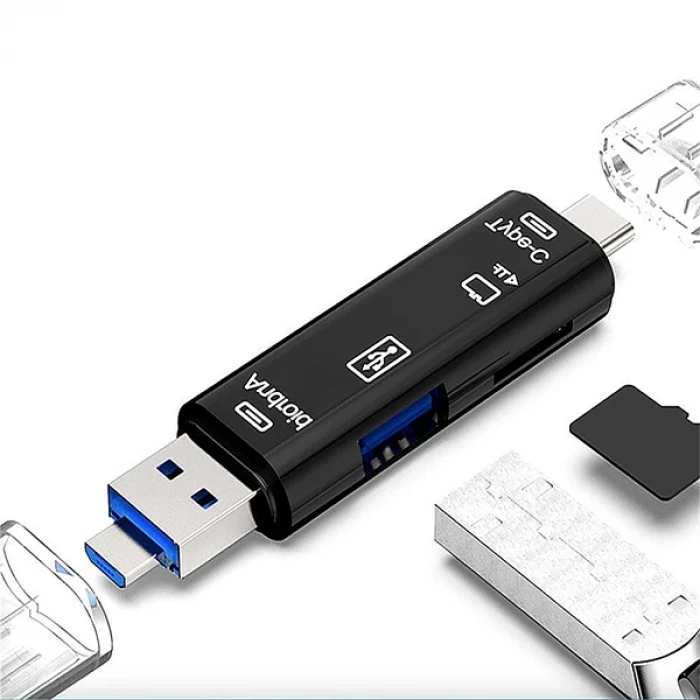 ieg™ Smart Otg 3in1 Type-c Ve Micro Usb Tf Card Reader Otg