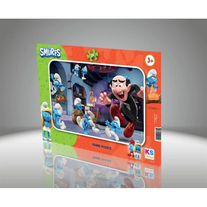 ieg™ SMURF FRAME PUZZLE 24 PARÇA