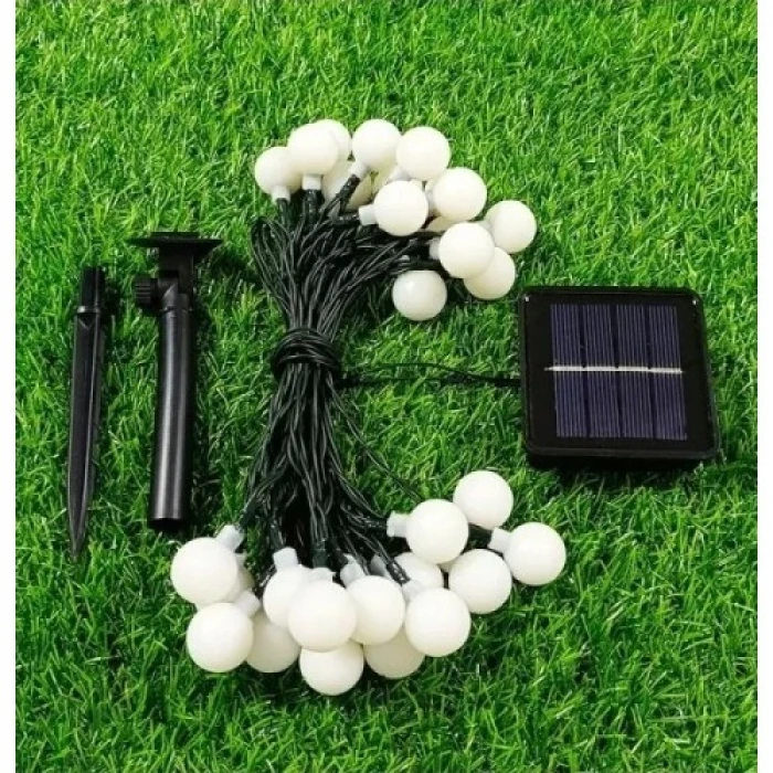 ieg™ Solar 5m 28 Led Top RGB Siyah Kablolu