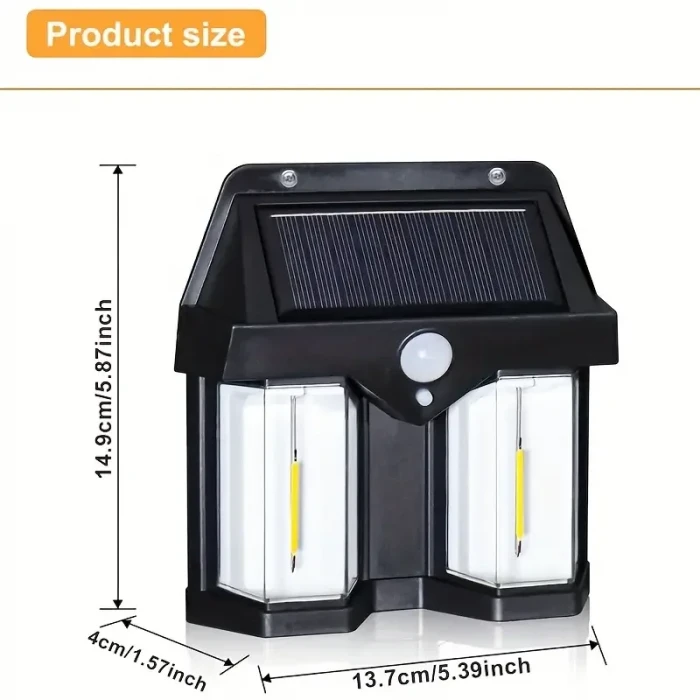 İEG Solar Güneş Enerjili Lamba 2 Ampul Flament Led EG-228