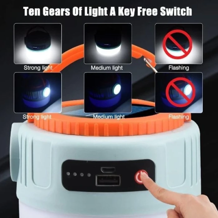 ieg™ Solar Led Kamp Lambası