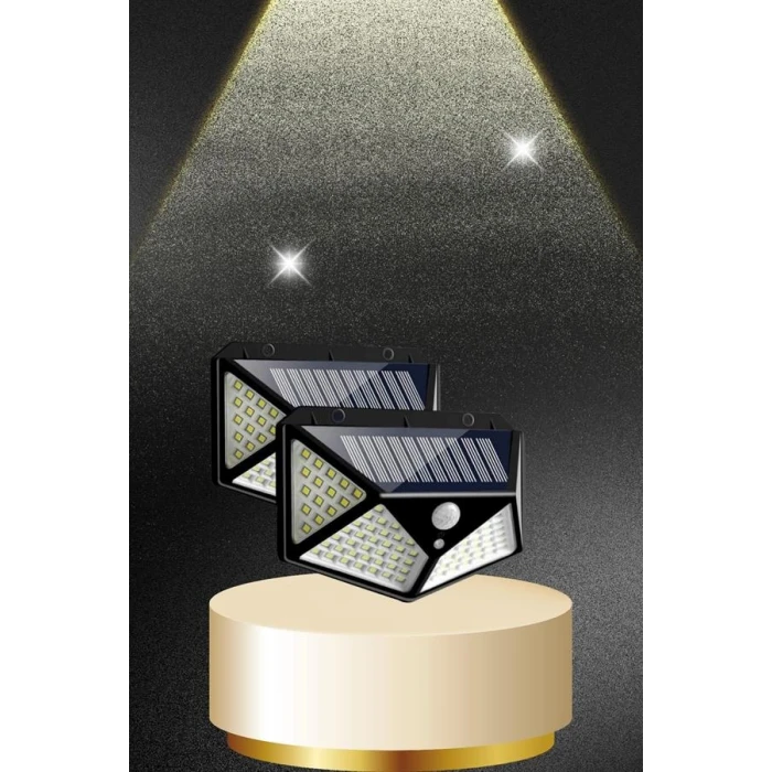 ieg™ Solar Sensörlü Duvar Lambası Bahçe Lambaso Parlak Beyaz Işık Suya Dayanıklı